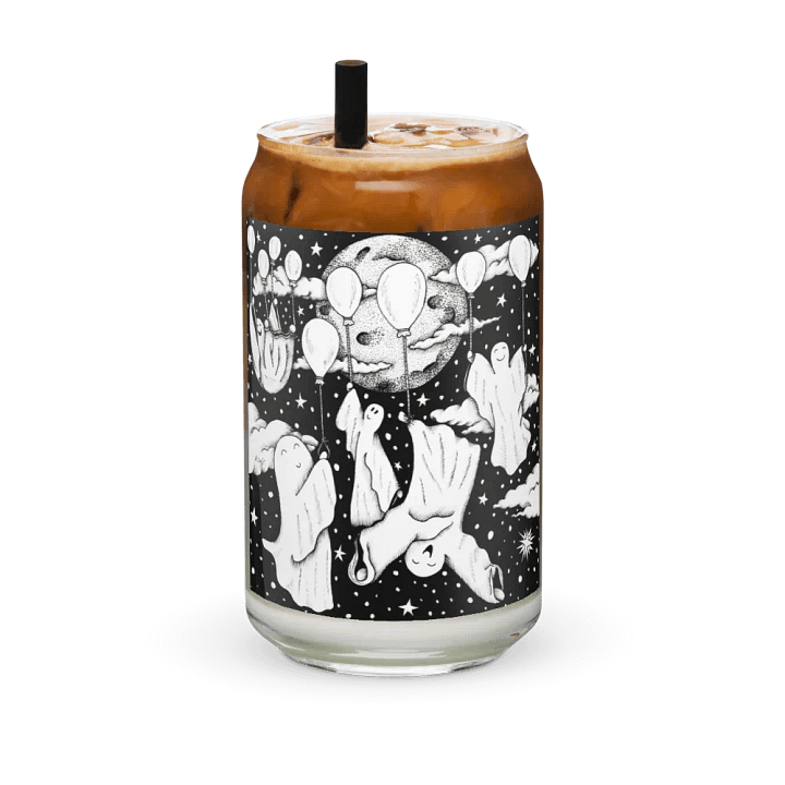 Floaty Ghosty can-shaped glass product image (2)