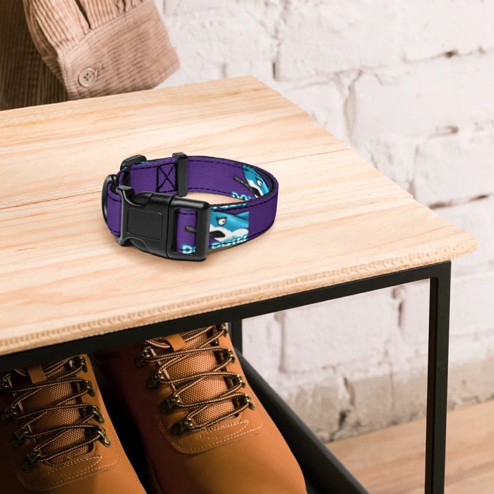 Danger Dolphin Pet Collar product image (4)