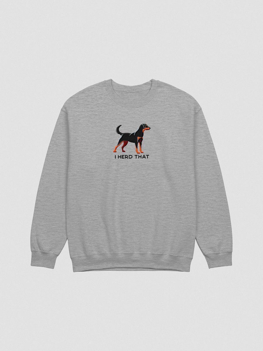 I Herd That Sweatshirt (Embroidered) of a Beauceron(Black & Tan) product image (13)