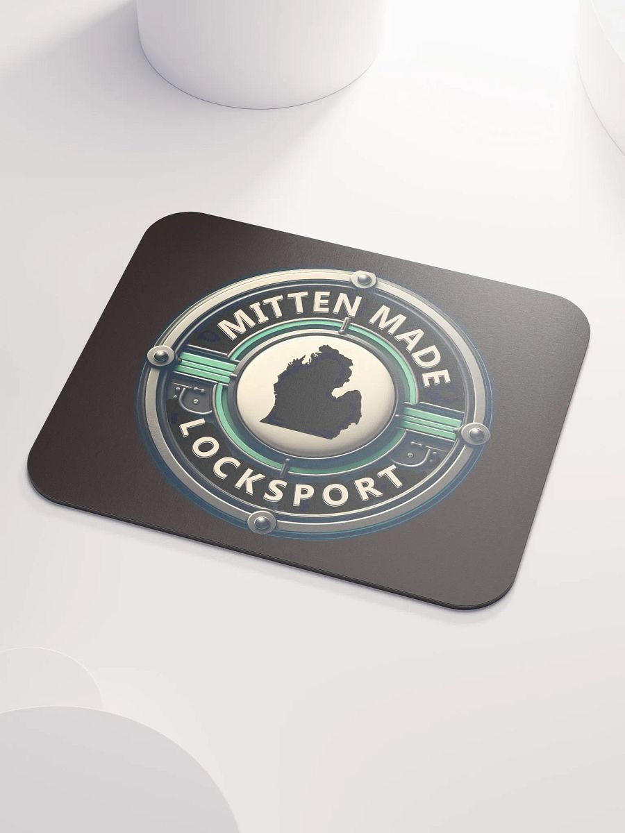 Mitten Made Black Mousepad product image (3)