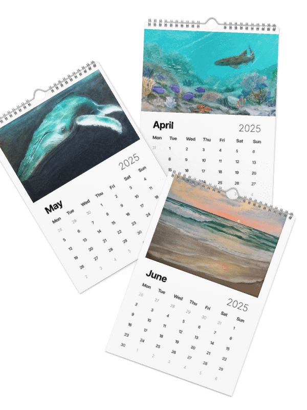 Ocean Inspired Art Calendar 2025 - Dive Into A Year Of Coastal Beauty product image (5)