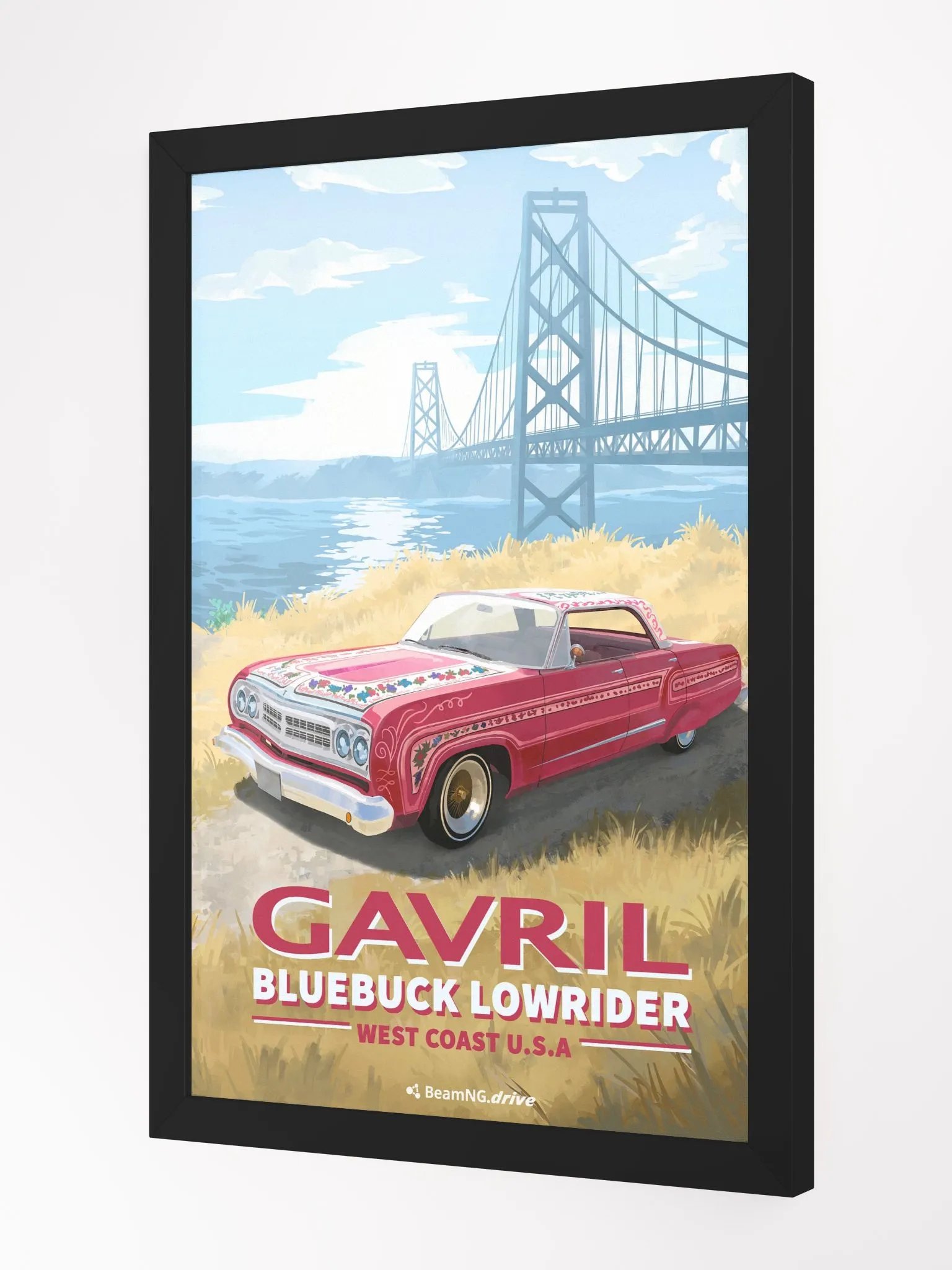 Framed Poster: Gavril Bluebuck Stylized product image (3)