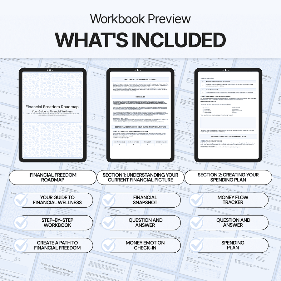 Financial Freedom Roadmap - Google Docs product image (4)