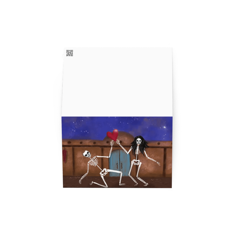 Two Skeletons under the stars Greeting Card product image (5)