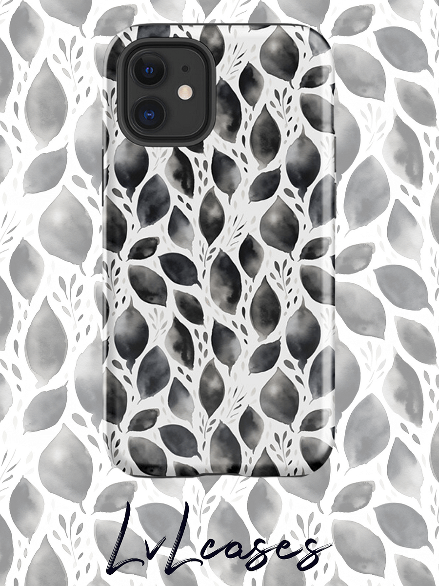 Minimal leaves Tough iPhone Case product image (2)