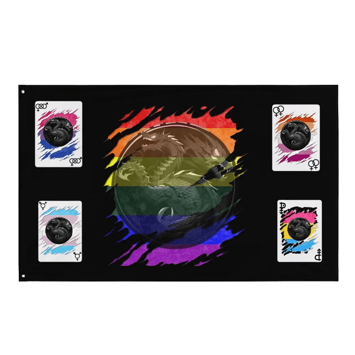 LOVE UNDER ONE BANNER FLAG product image (1)