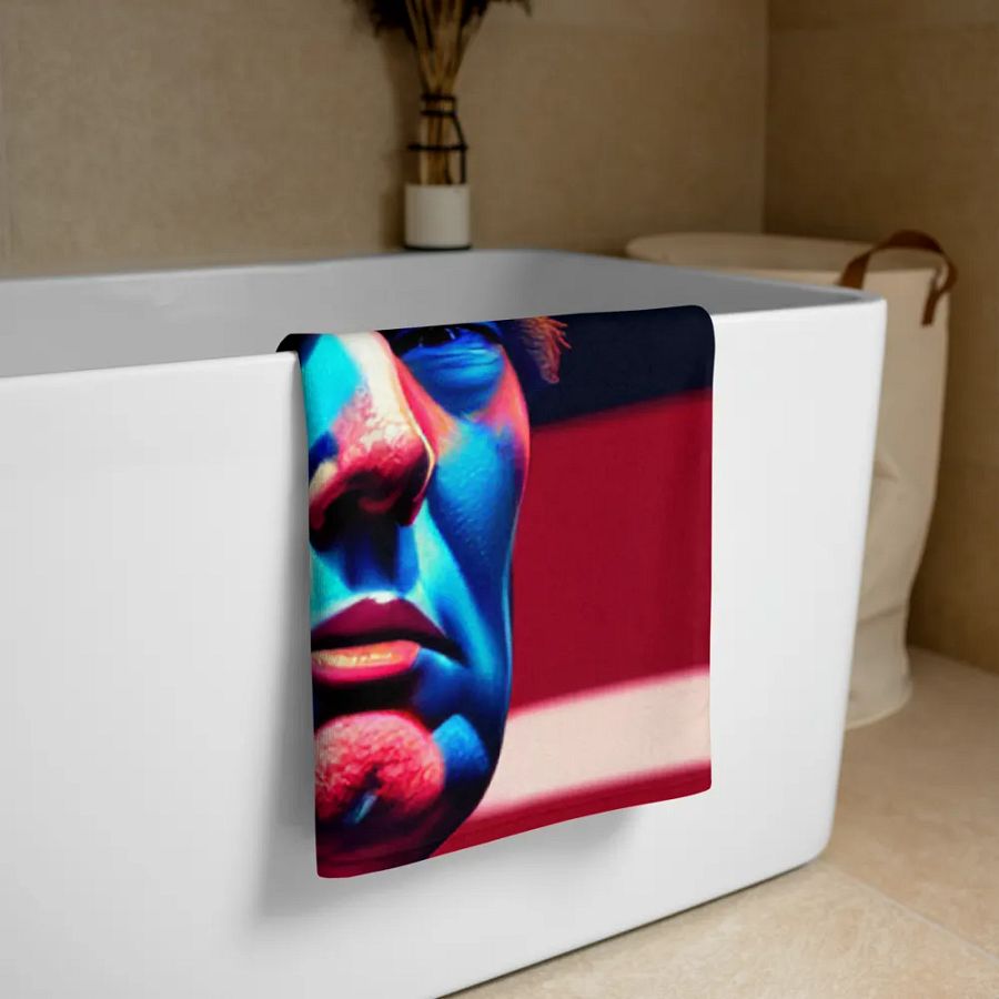 Blue and Red Towel product image (3)