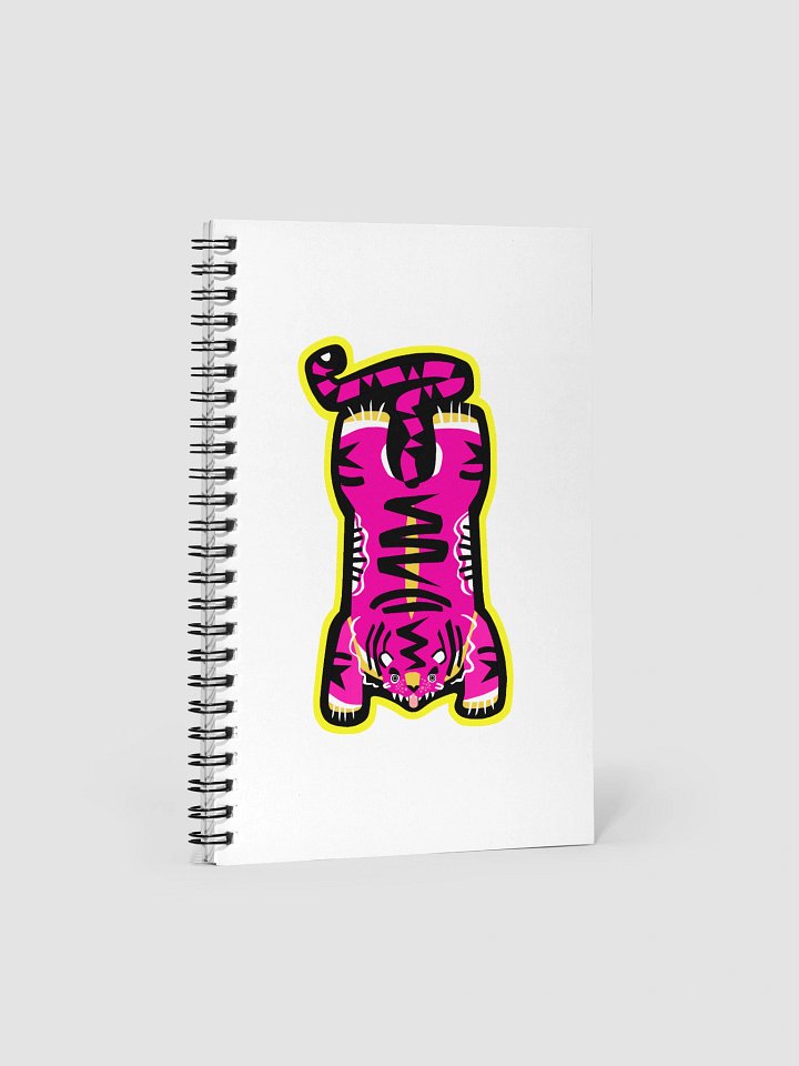 Pink and Yellow Tiger Notebook product image (1)