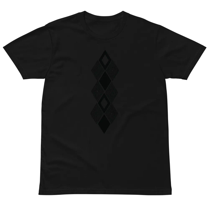 Black and white triangle design Unisex t-shirt product image (4)