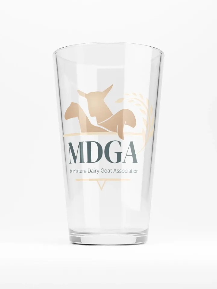 MDGA Logo Pint Glass product image (1)