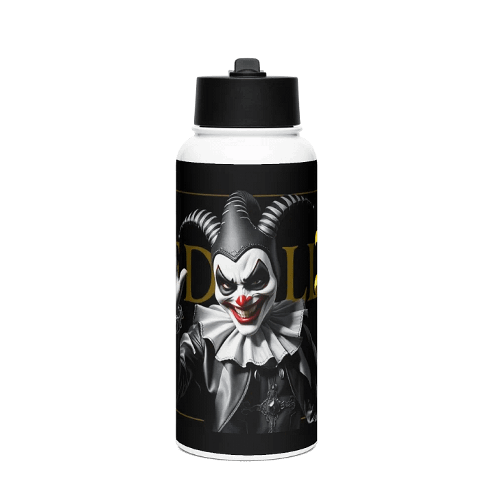 Sinister Jester Stainless Steel Water Bottle product image (1)