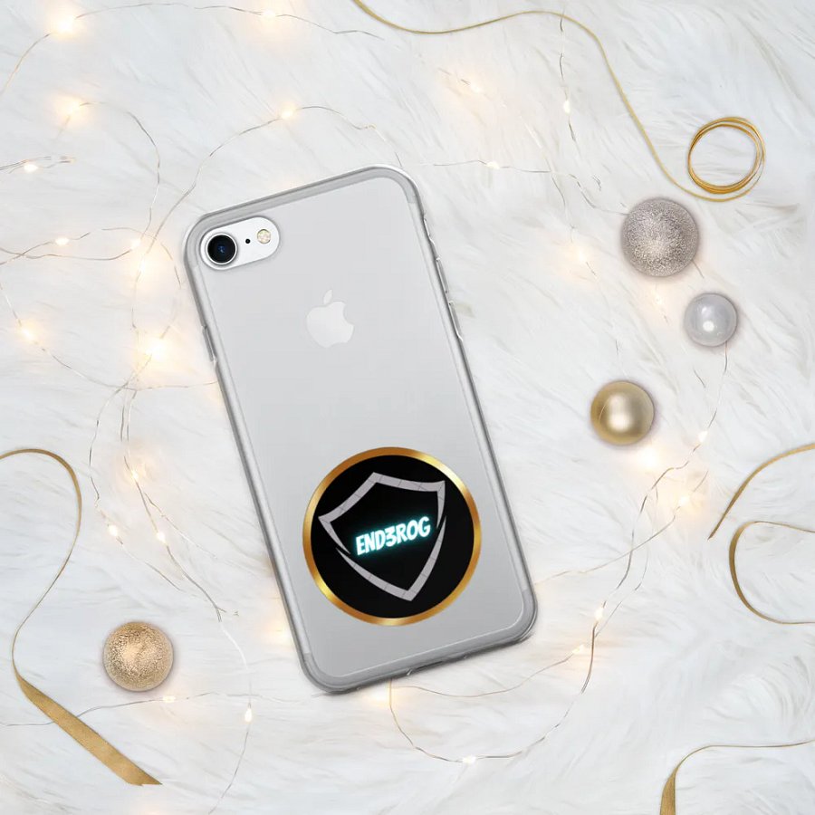 Glowing Shield Logo Clear iPhone Case product image (334)