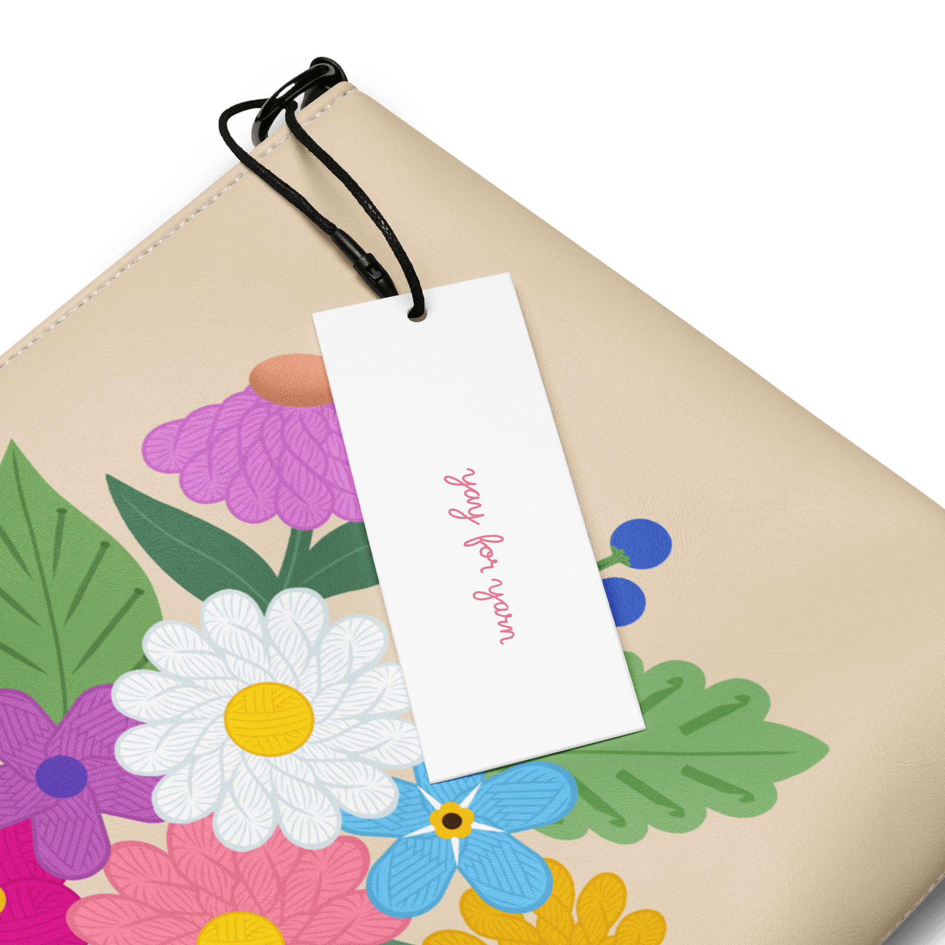 Floral Yarn Crossbody Purse product image (4)