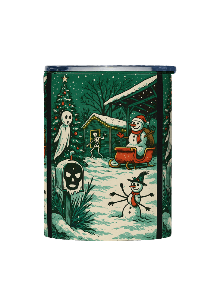 Festive Winter Scene Stainless Steel Tumbler product image (1)