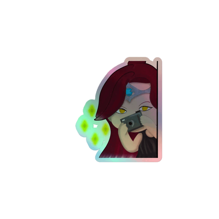 4k HOLOGRAPHIC STICKER product image (1)