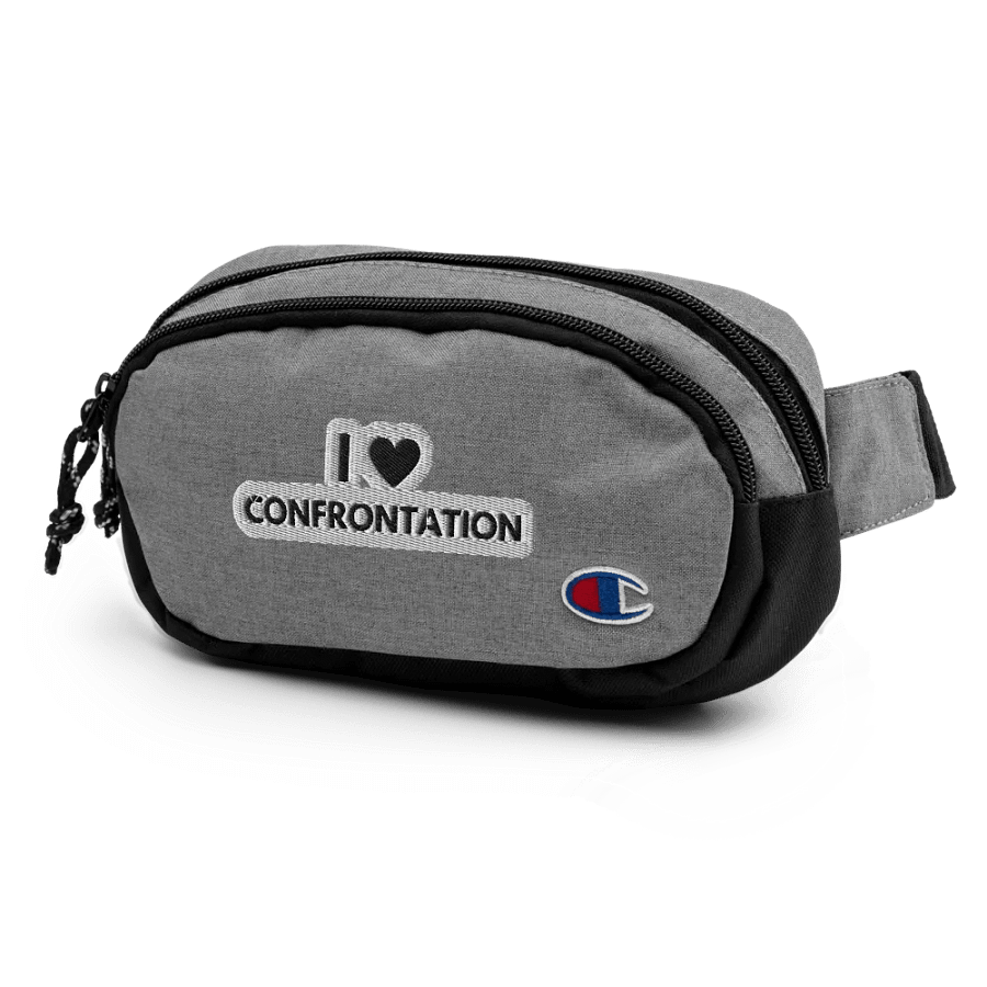 I <3 Confrontation (B&W) champion fanny pack product image (4)