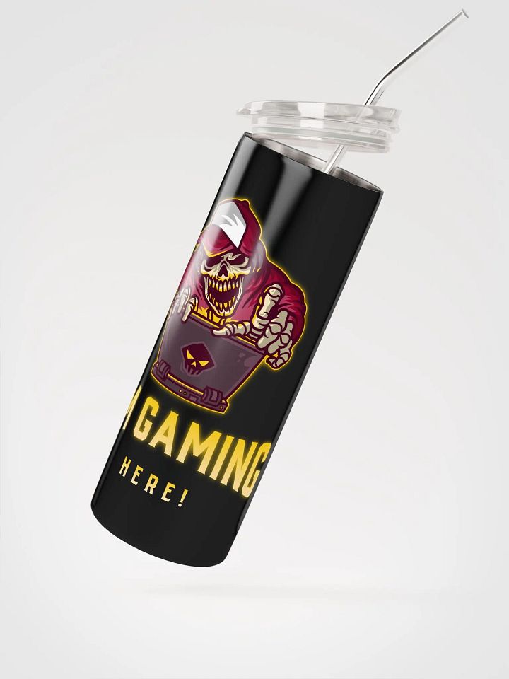 I'm Gaming Here Stainless-Steel Tumbler product image (2)