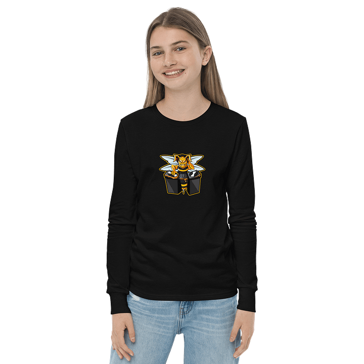 Bee Logo Youth Long Sleeve T-Shirt product image (8)