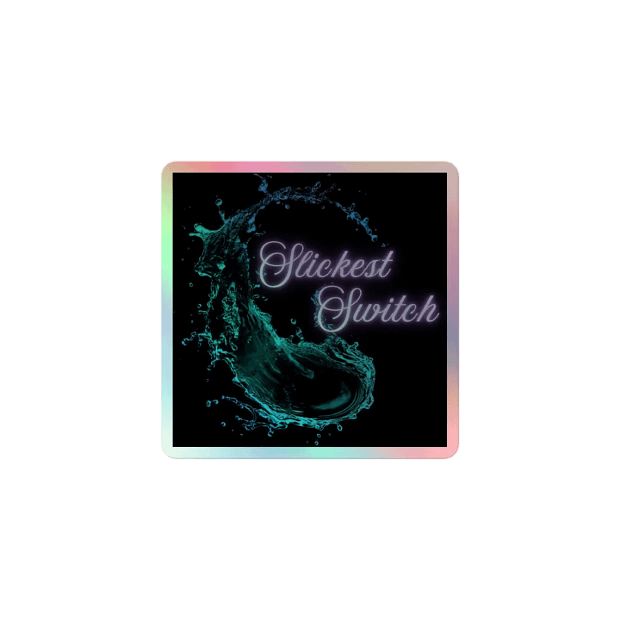 Slickest Switch Sticker Black Holographic product image (1)