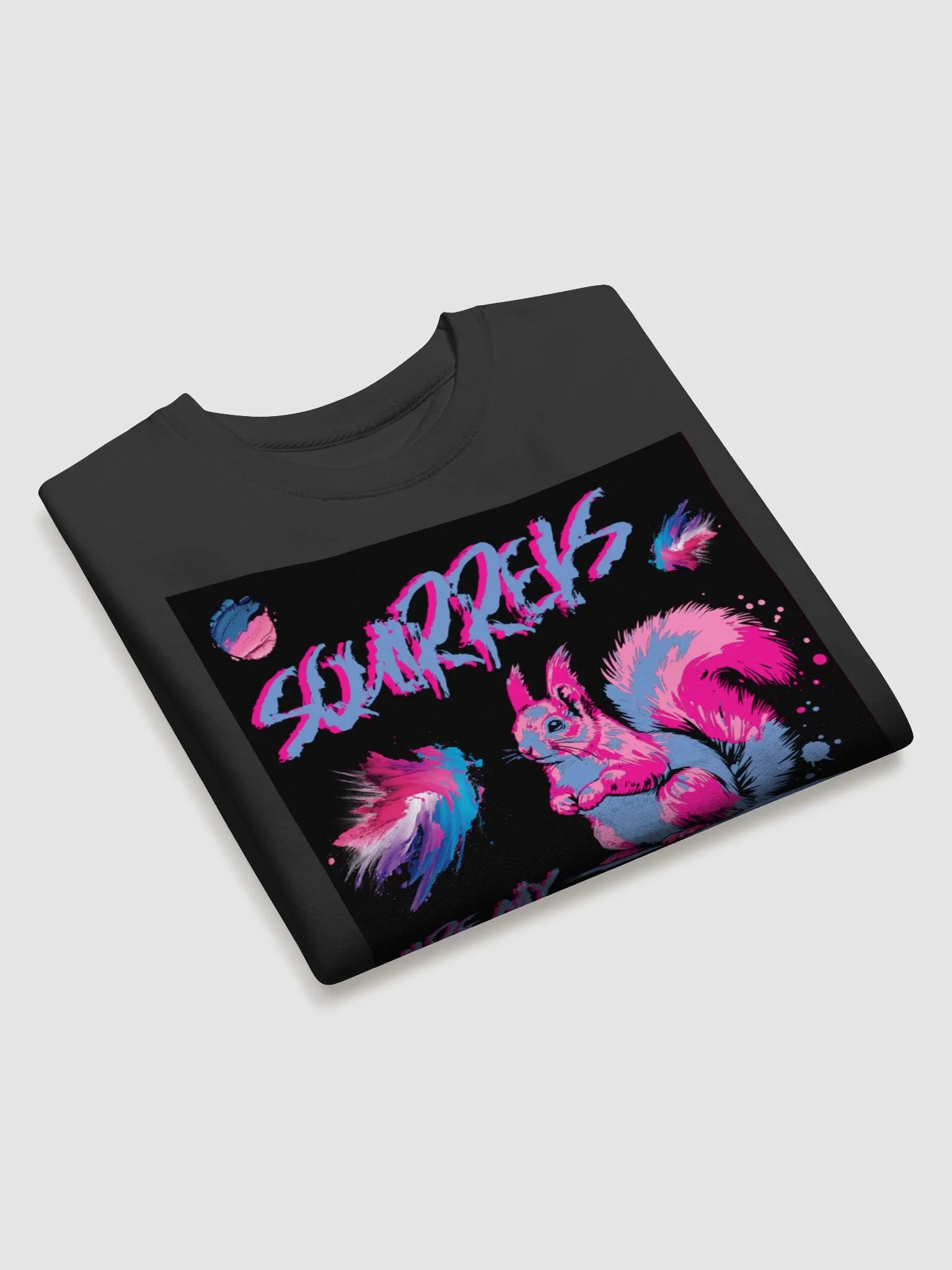 SQUIRRELS ARE MY HAPPINESS, SUPER SOFT CREWNECK SWEATSHIRT product image (3)