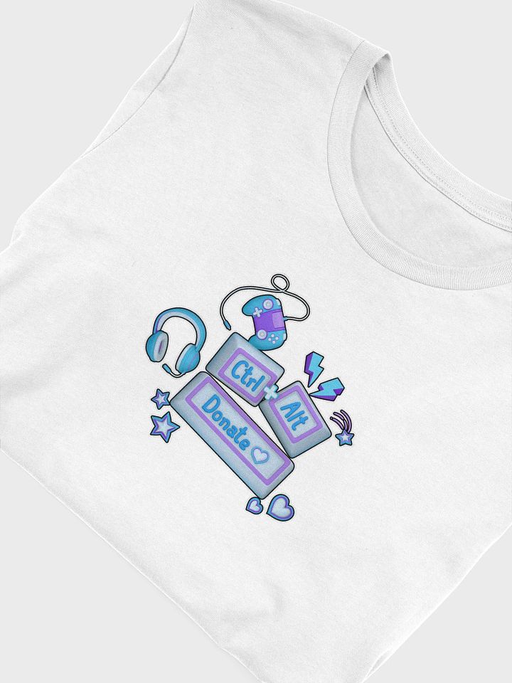 CTRL ALT Donate 2025 - Team Tee (Blue Logo) product image (1)