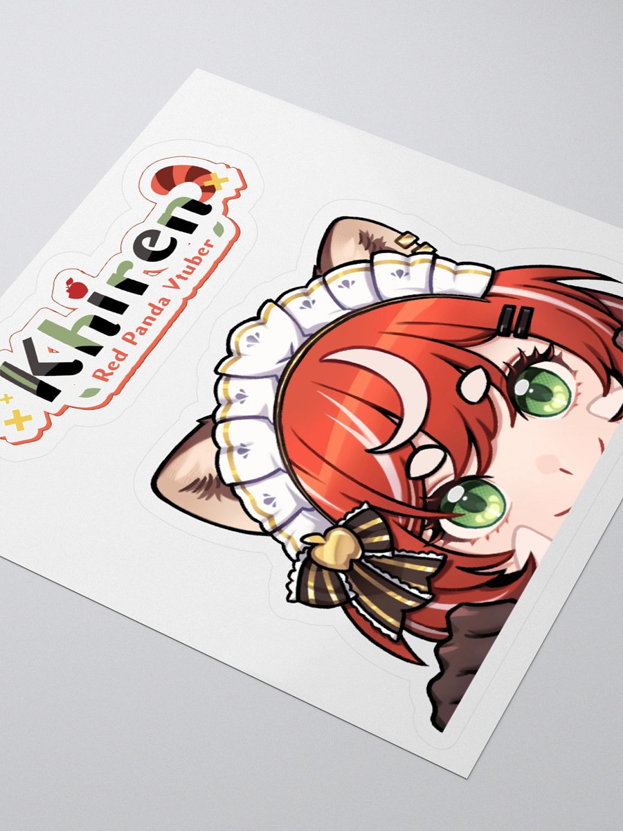 Khiren - Kiss-Cut Maid Peeker Sticker product image (3)
