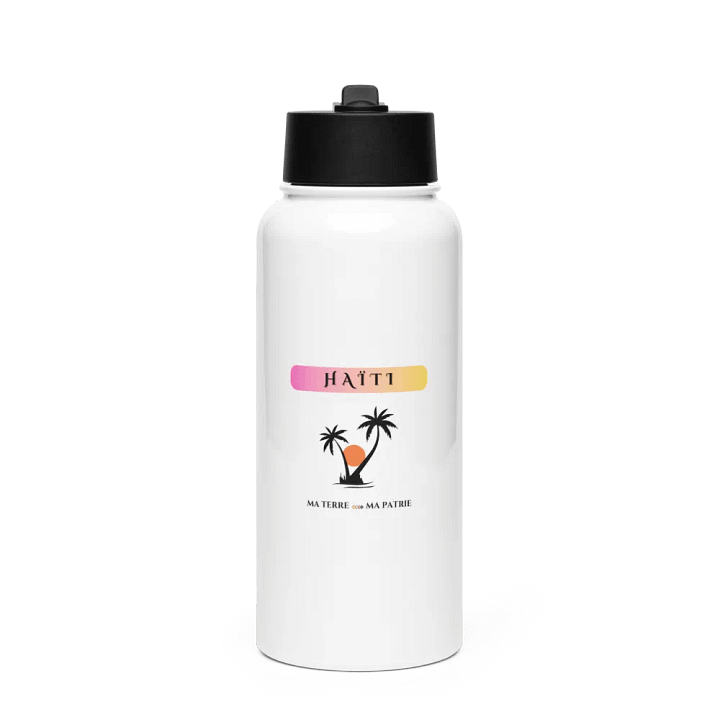 Haiti: Ma Terre - Ma Patrie Stainless Steel Water Bottle product image (1)