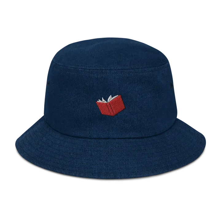 Open Book Denim Bucket Hat product image (14)