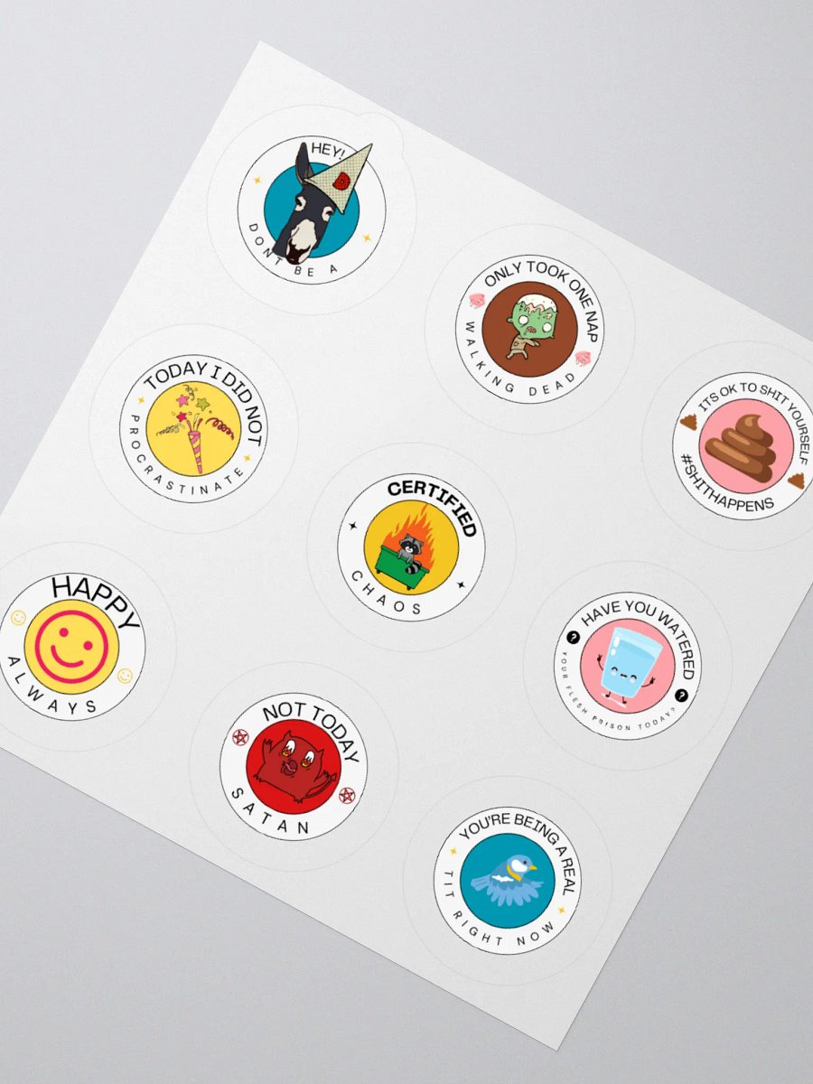 Chaotic Kiss Cut Sticker Set vol.1 product image (4)