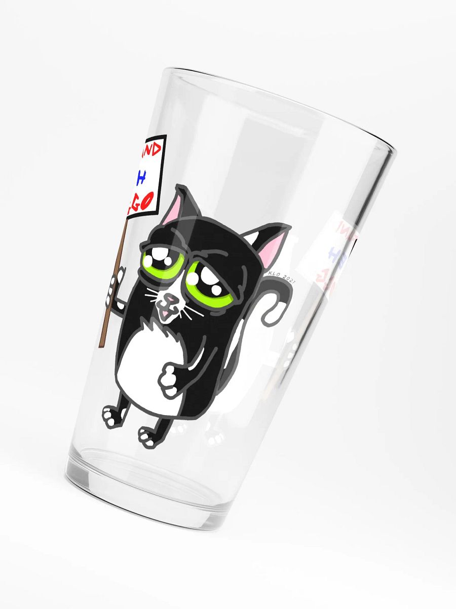 Tuxedo Protestor Pint Glass product image (3)