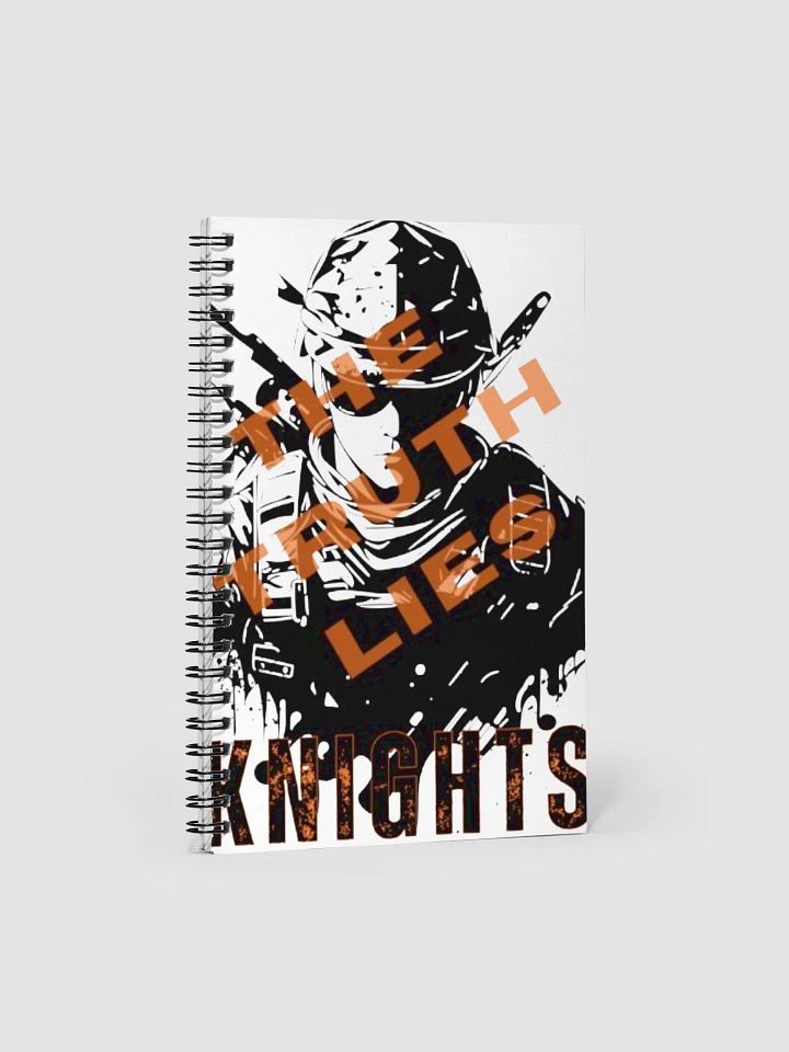 The Truth Lies Spiral Notebook product image (1)