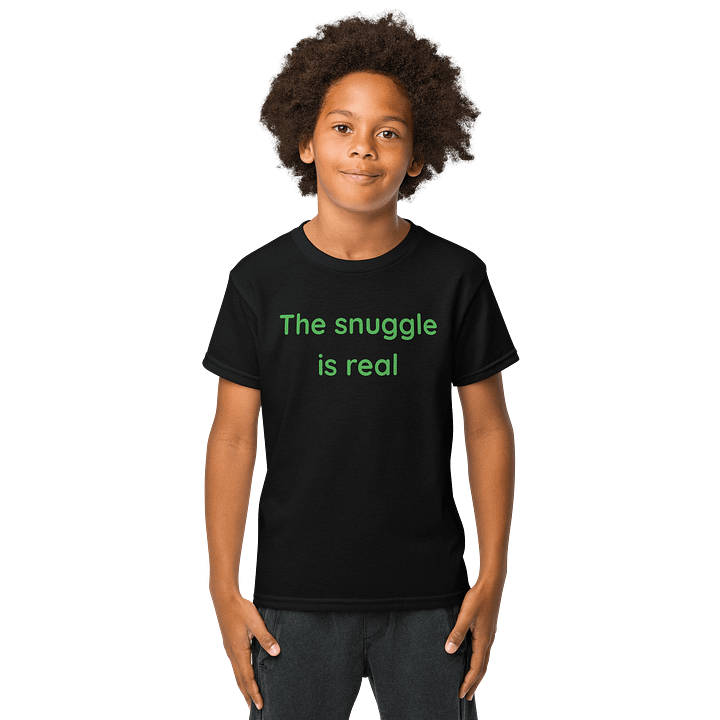 Funny Baby Shirt – The Snuggle Is Real Quote product image (1)