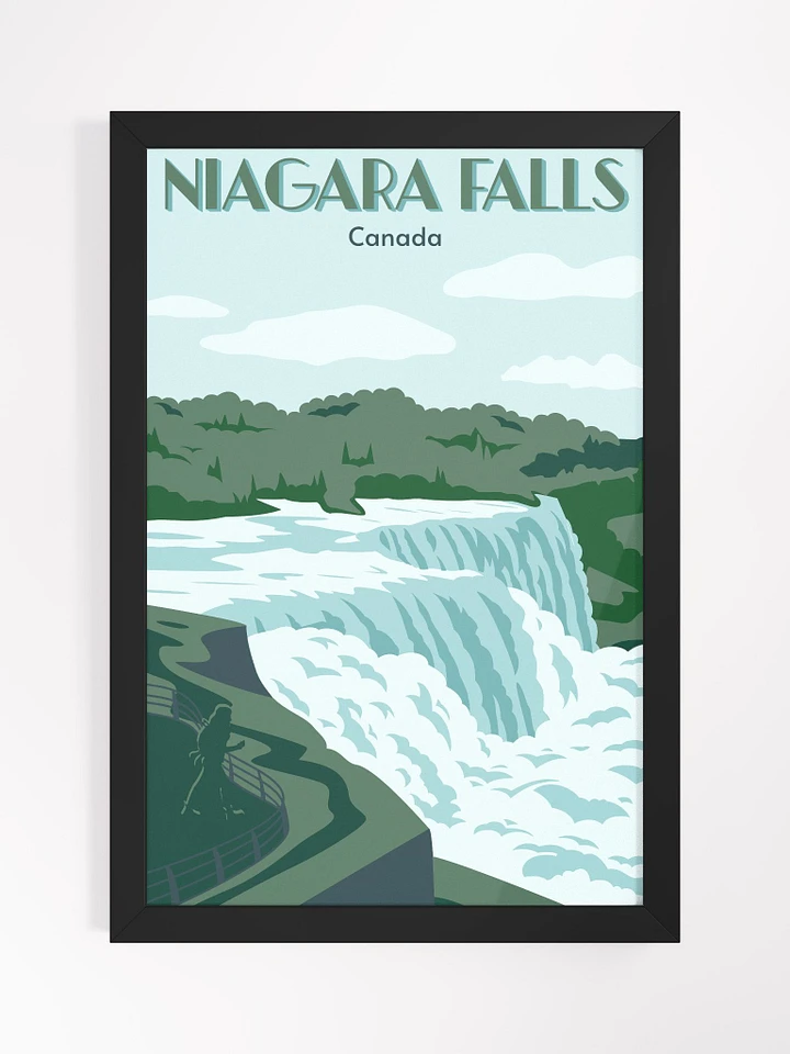 Niagara Falls Wonder - Framed Illustrated Poster product image (1)