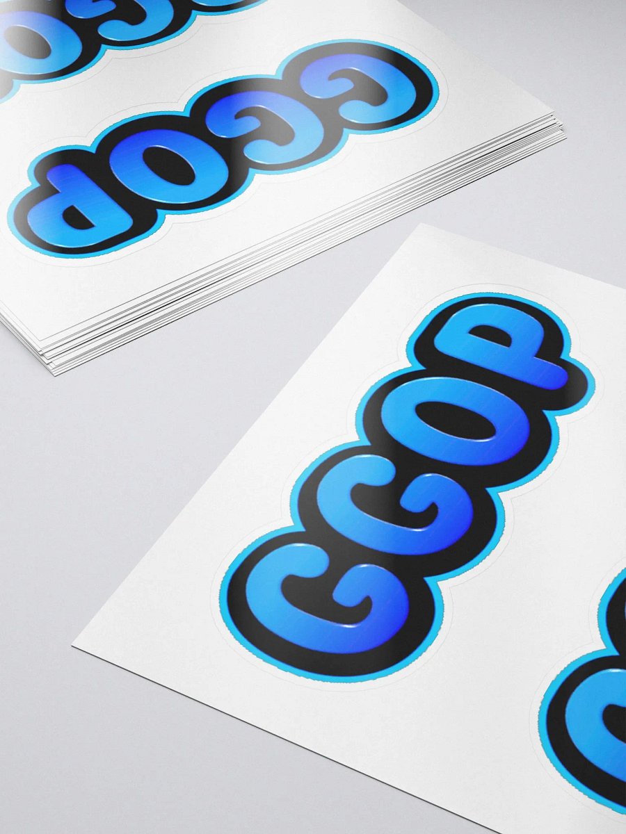 Blue GGOP Stickers product image (5)