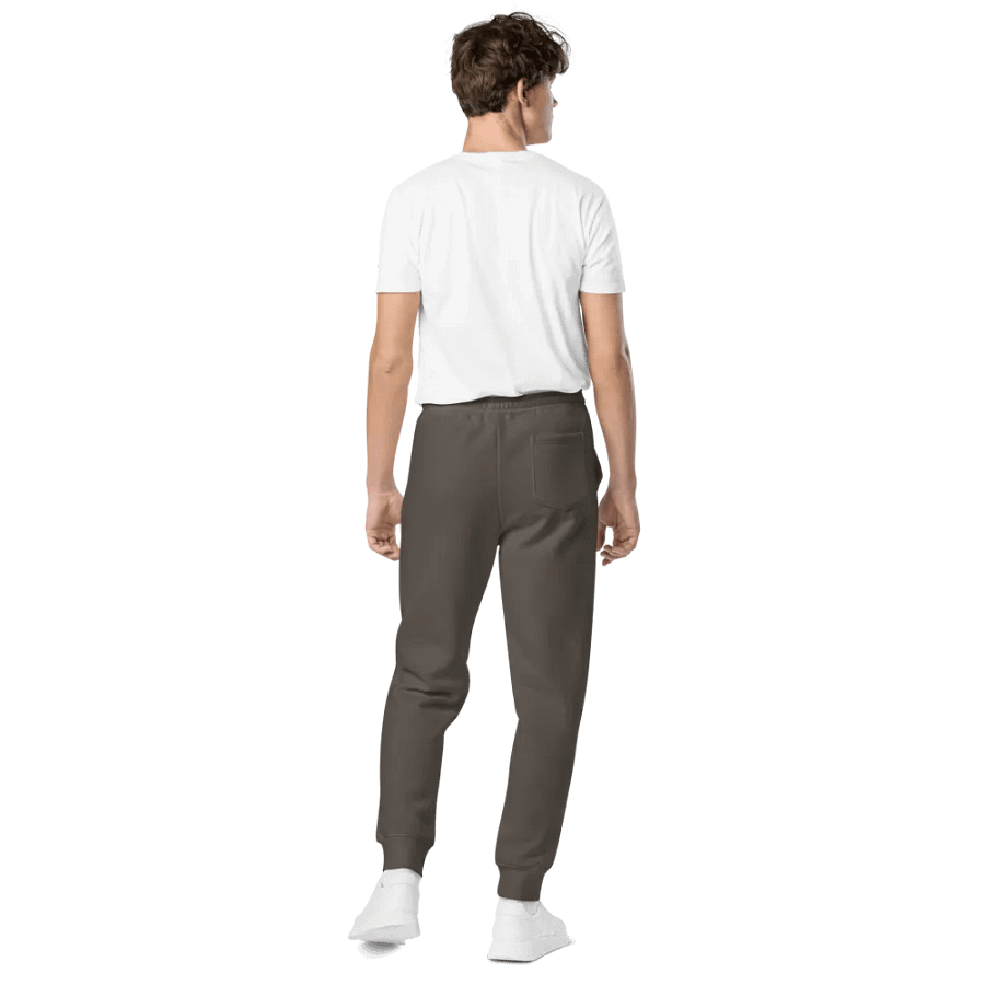 Embroidered Peace-Heart Sweatpants with Pockets (Red Heart) product image (8)