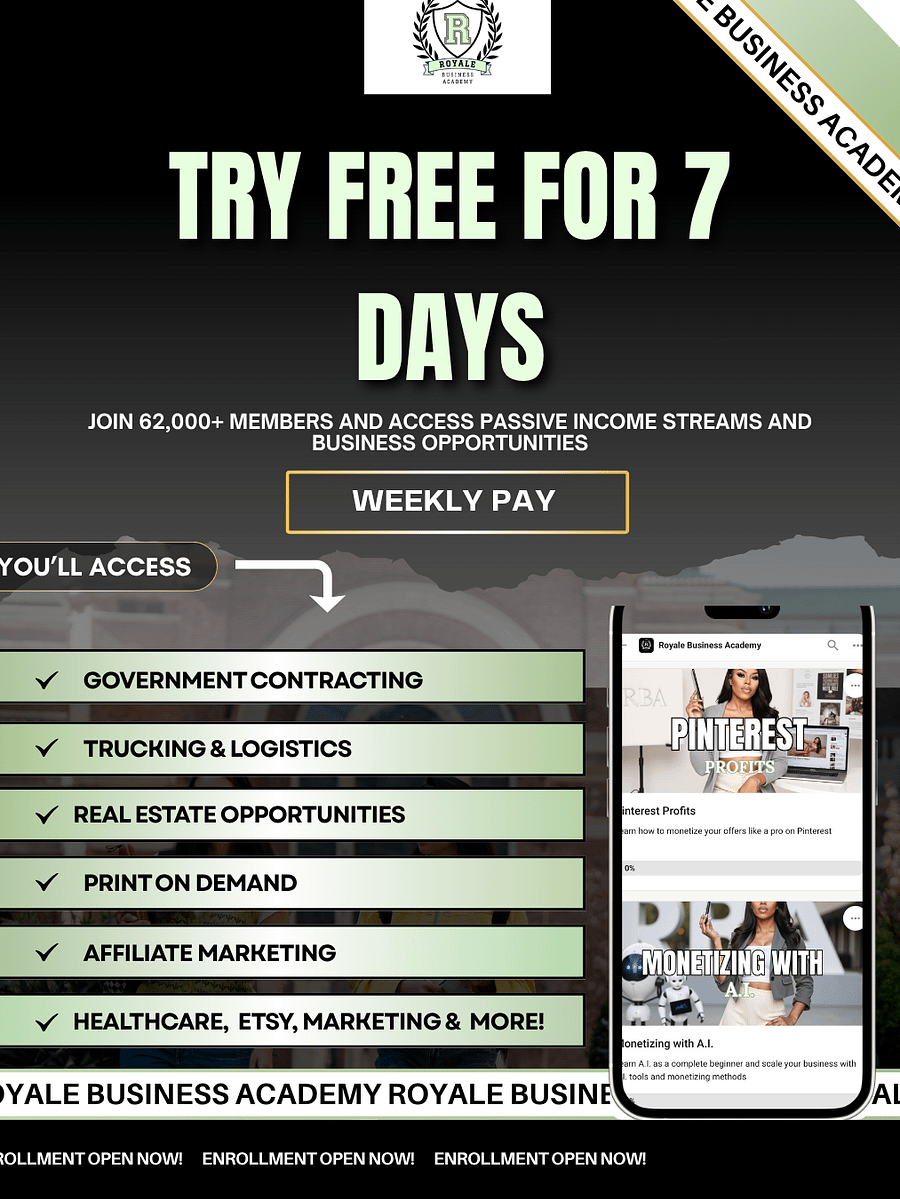 RBA Just Launched a FREE 7 Day Trial-Join for FREE product image (1)