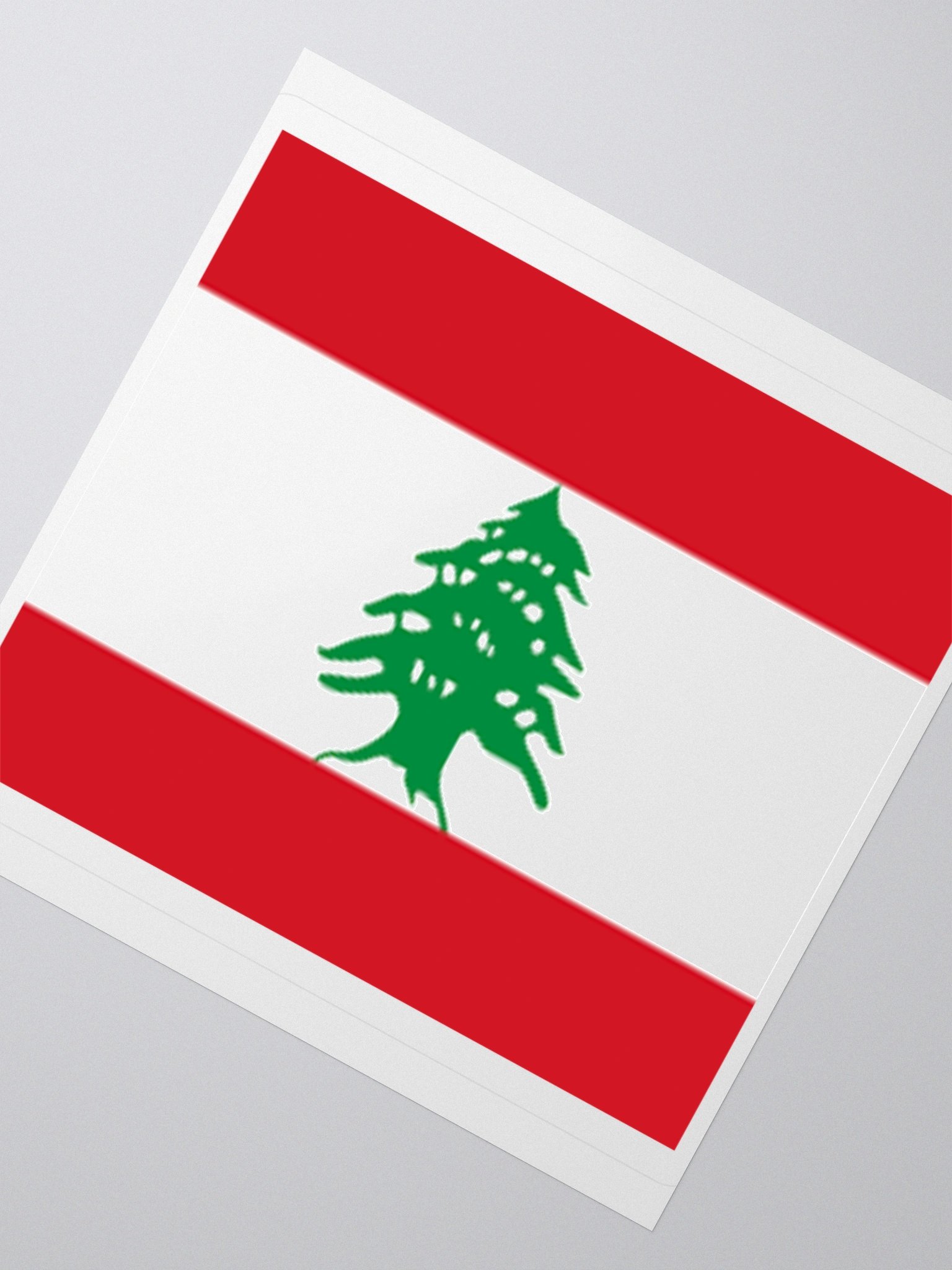 Lebanon Flag Sticker | Cedar Tree Design | Durable Vinyl | 3 Sizes product image (6)