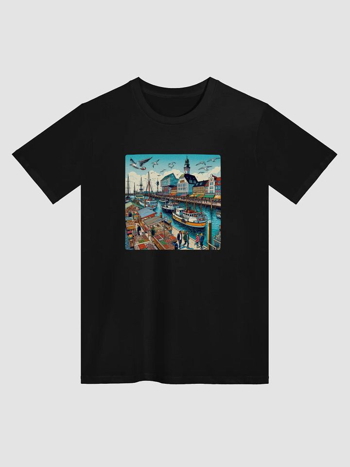 Harbor Hustle Unisex T-Shirt | Bremerhaven city product image (3)