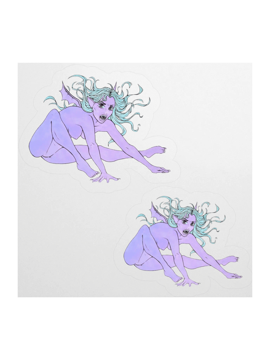 Pinuptober day 31 small stickers product image (1)