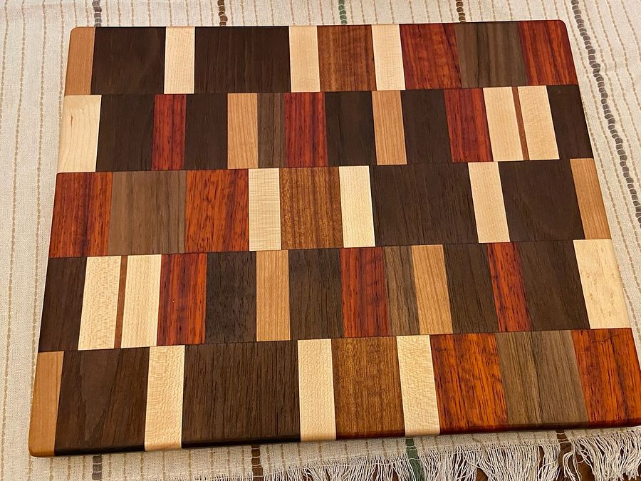 Patterned Exotic Wood Cutting Board product image (2)