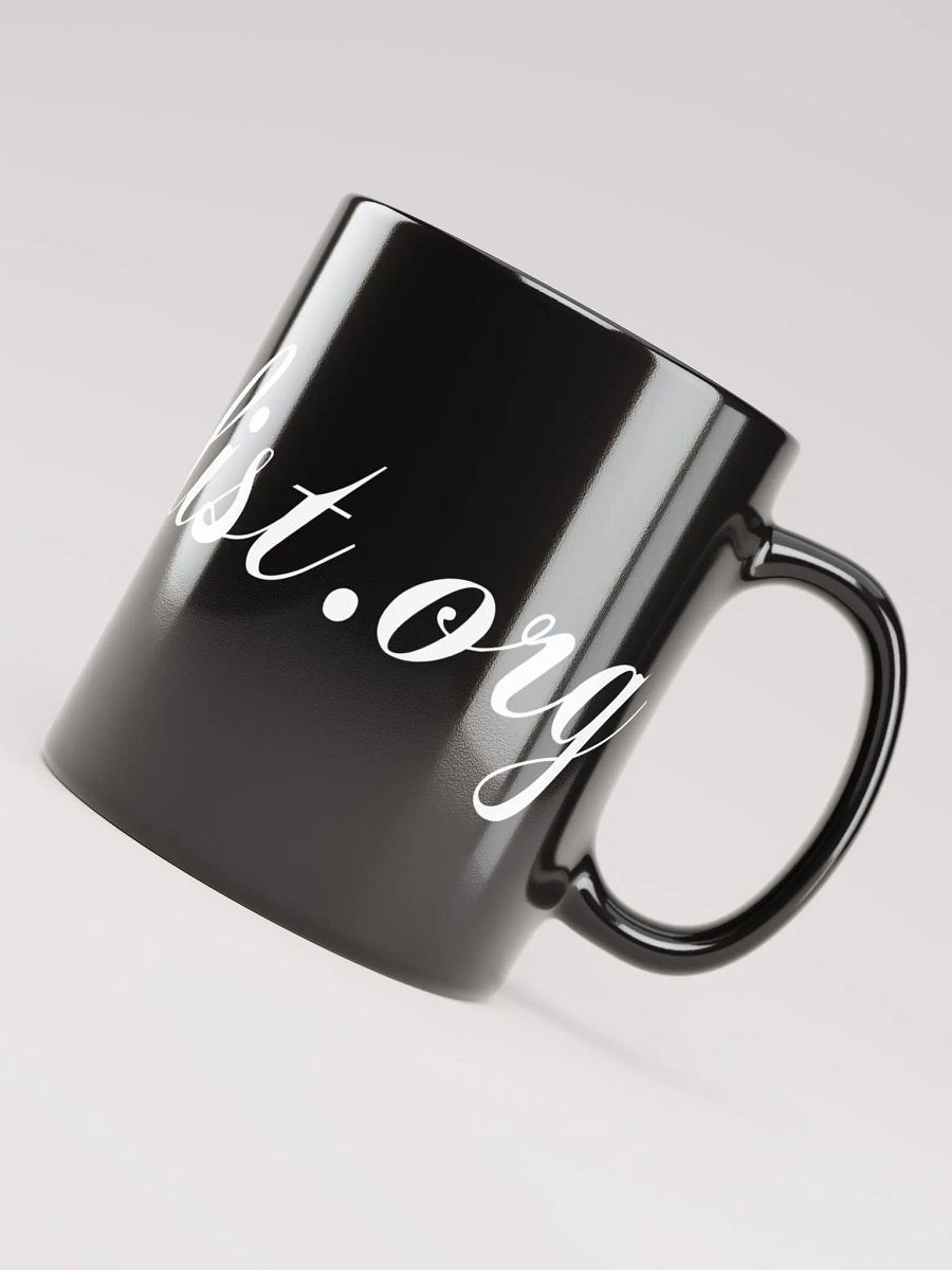 Turntablist.org Script Black Mug product image (3)
