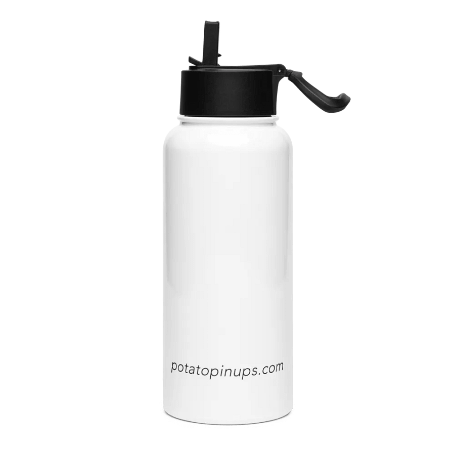 Sassy Pinup Potato Stainless Straw Top Water Bottle product image (4)