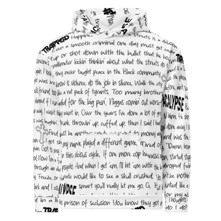 Trapped - 2Pac - WHITE - Unisex Hoodie product image (2)