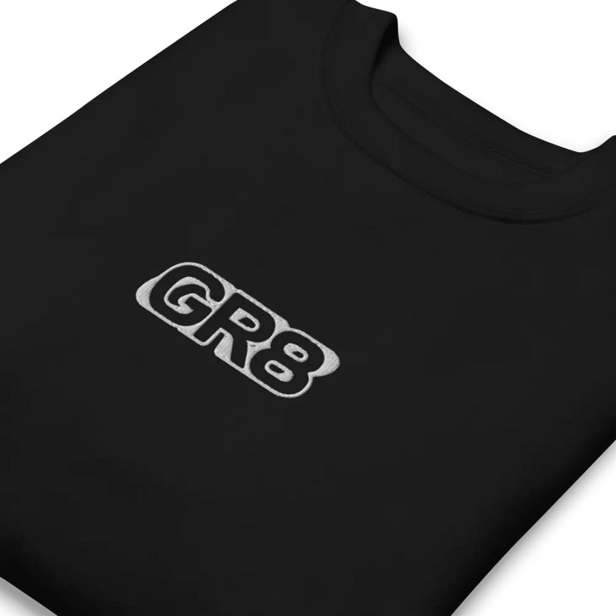 GR8 Minimal Embroidered Sweatshirt (Dark Ver.) product image (6)