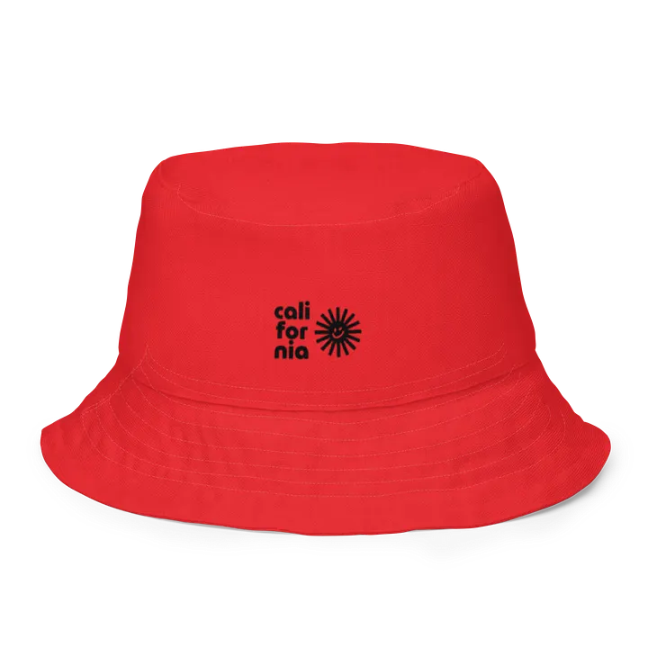 Sunny California Red/Orange Reversible Bucket Hat product image (1)