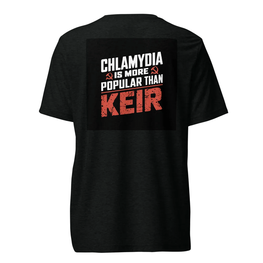 Exclusive Embroidered back logo with the text "Chlamydia is more popular than Keir product image (1)