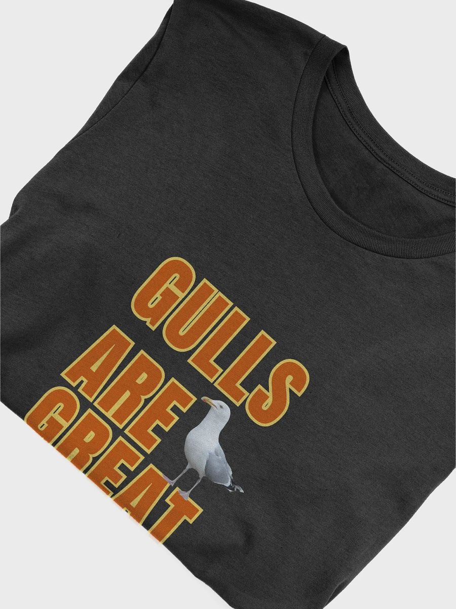 GULLS ARE GREAT T-shirt with Orange & Yellow Text product image (47)