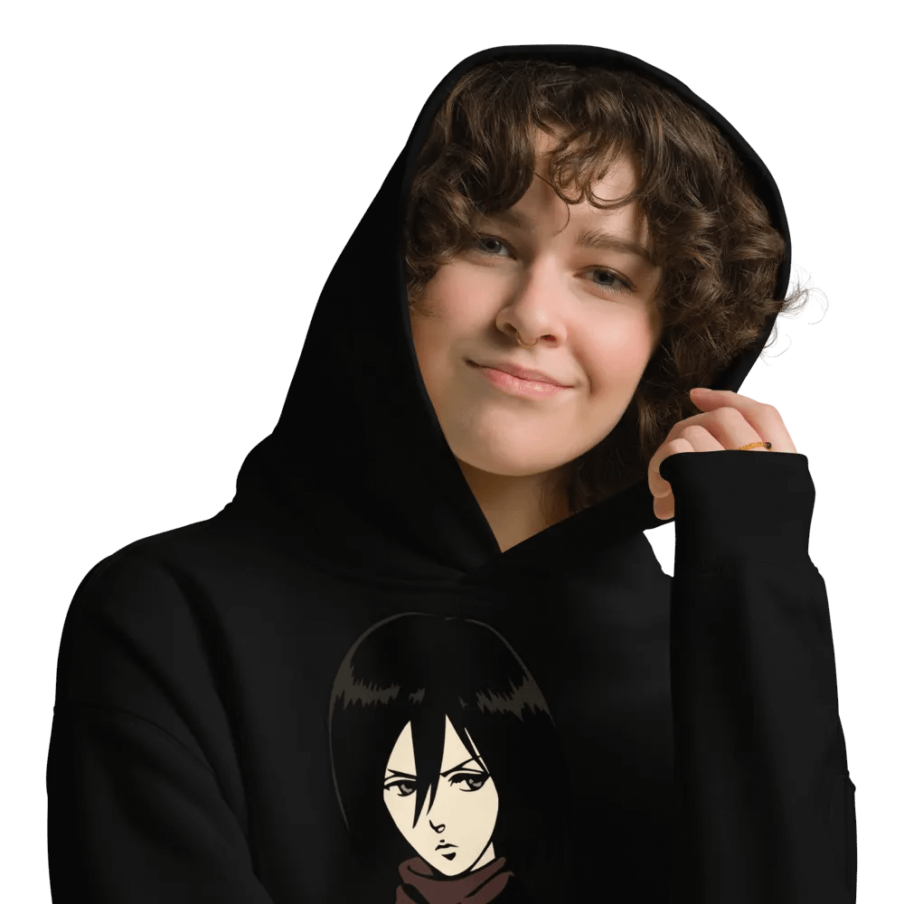 Determined Spirit Mikasa Ackerman Oversized Hoodie product image (9)
