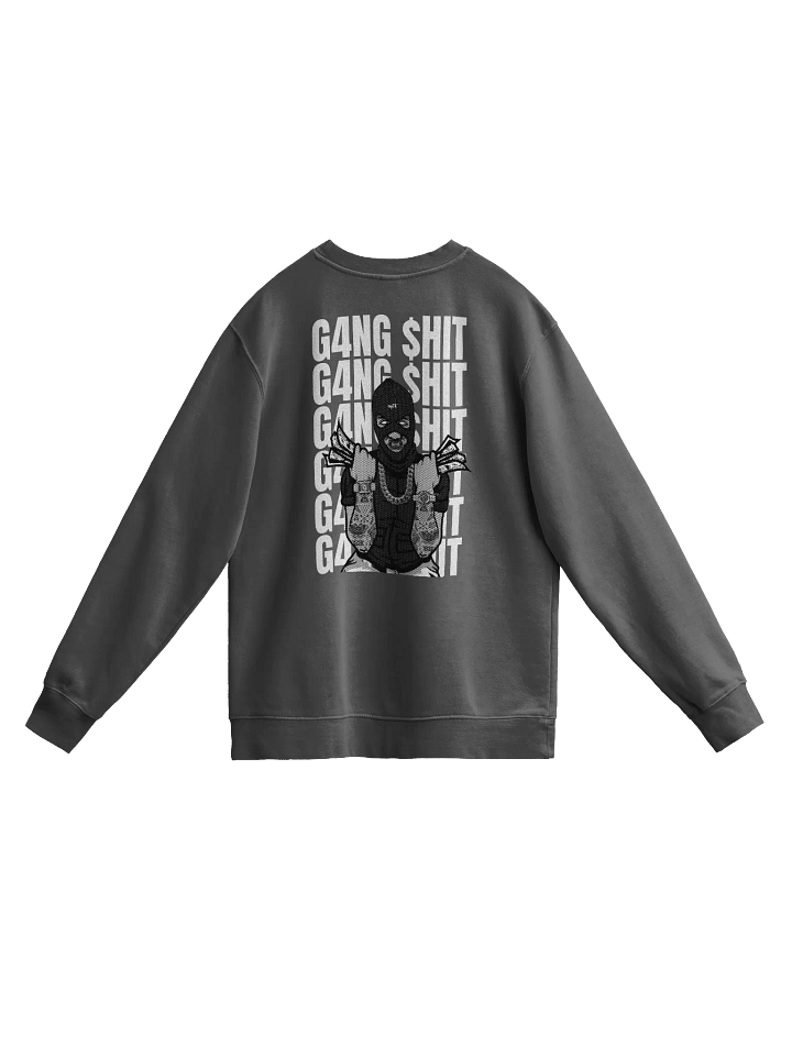 G4NG $H*T SWEATSHIRT BLACK product image (1)