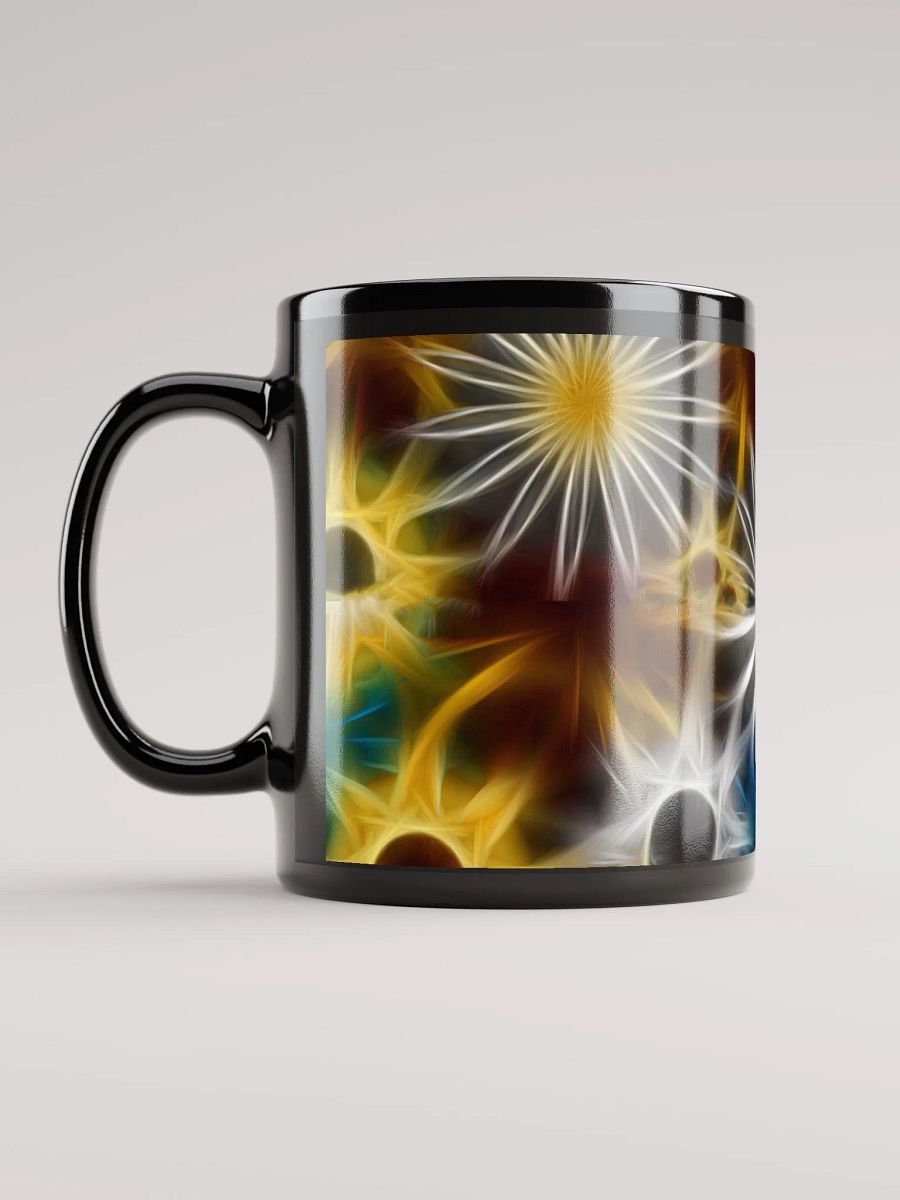 Glowing Daisies Black Coffee Mug product image (12)